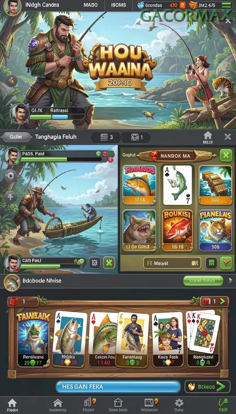 Cuplikan layar PESTABET — menu navigasi